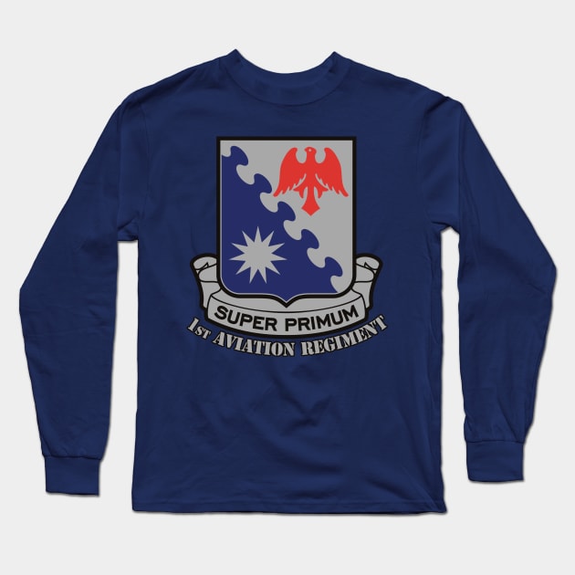 1st Aviation Regiment Long Sleeve T-Shirt by MBK